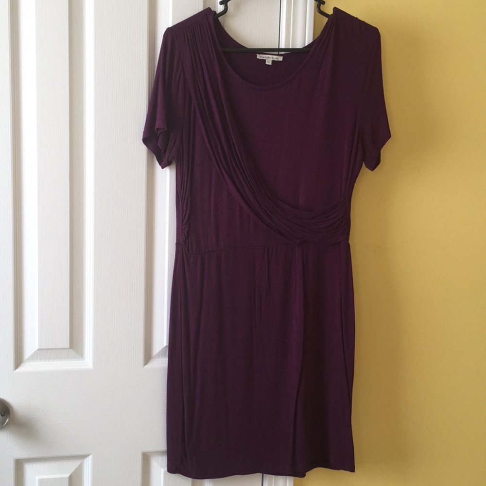 Purple mini dress